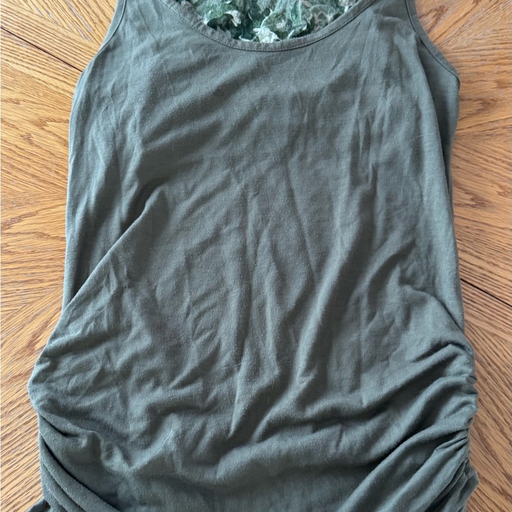 Motherhood Maternity green tank top size small #maternityfashion #baby